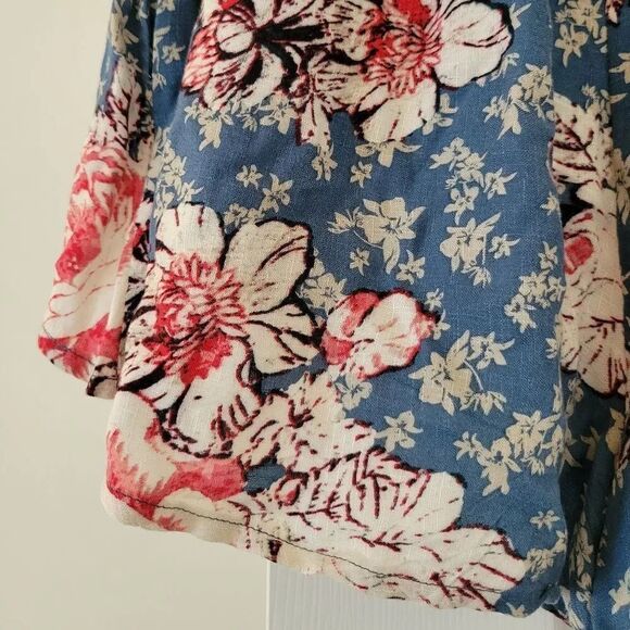 Free people ANTIQUED FLORAL SHORTS - Picture 6 of 7